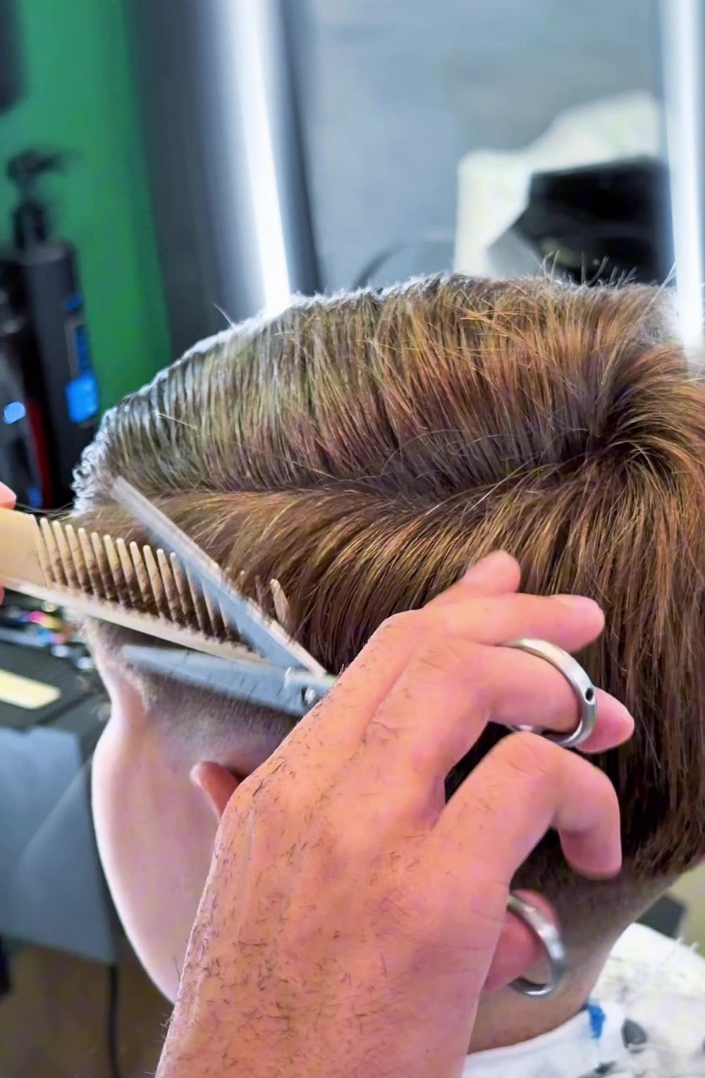 Corte na tesoura